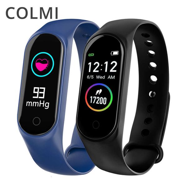 

colmi-m4s smart wristband with color screen, heart rate blood prsure monitor, ip67, suitable for android and ios mobile phonjk