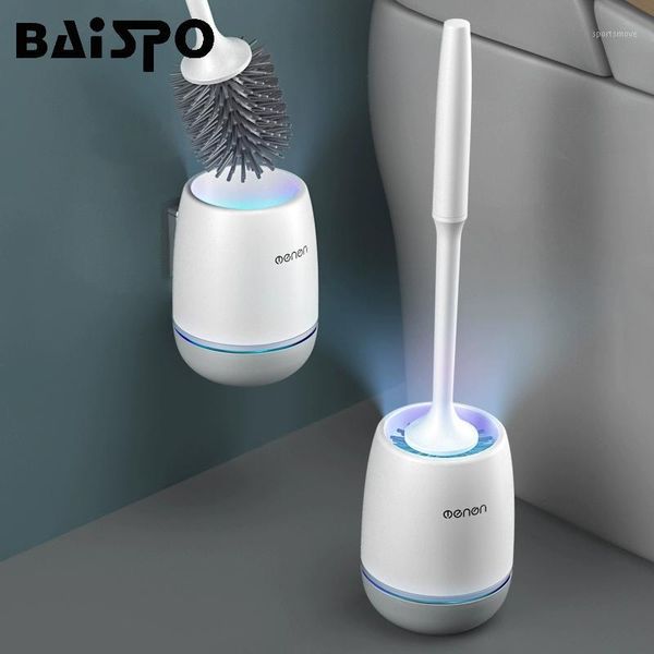 

cleaning brushes baispo tpr soft toilet brush household wall-mounted or floor-standing bathroom accessories products1
