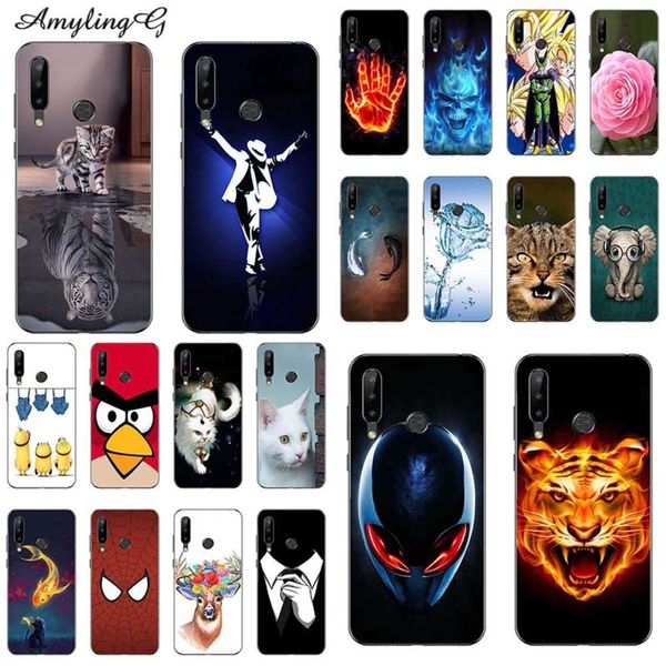 

6.3-inch shell, printing coating, y9 plus cover, doogee n20 mobile phone soft silicone shell