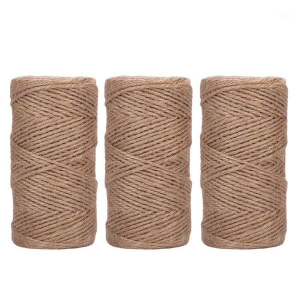

diy handmade jute rope 1000 feet 2mm 3 ply natural jute twine string rolls for artworks and crafts,gift wrapping,picture display1, Black;white