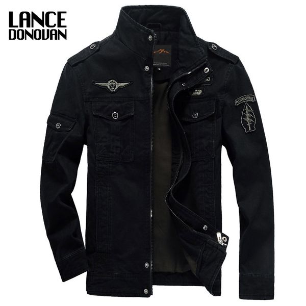 

2021 men's jacket winter , new military jacket, khaki-3 color-long 5xl 6xl clothing mark 8qg1, Black;brown
