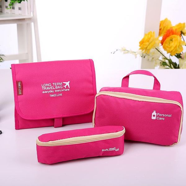 

cosmetic bags & cases three-piece wash bag hanging three-in-one - storage pattern type style item width height length1