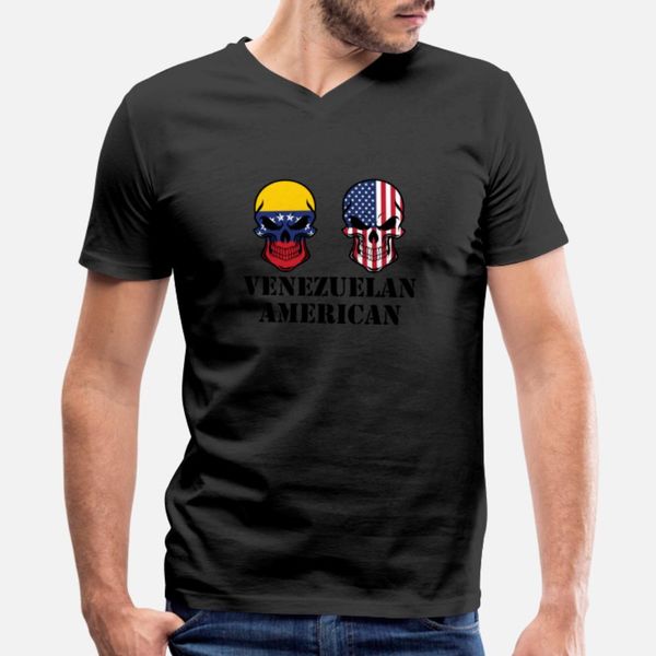 

венесуэльская американский флаг череп футболка топ крупногабаритная новое tracksuit толстовка толстовка