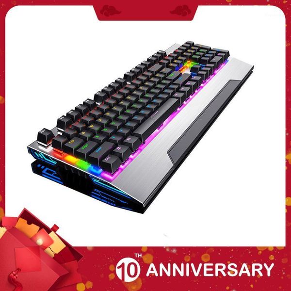 

kiito k6 gaming keyboard mechanical home headset backlight ergonomic keyboard set usb wired pad computer deskwaterproof1