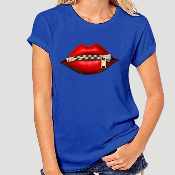 

fashion women's casual sequins red lip short sleeve vintage creativity zipper lips 0435a sport hooded sweatshirt hoodie t shirt