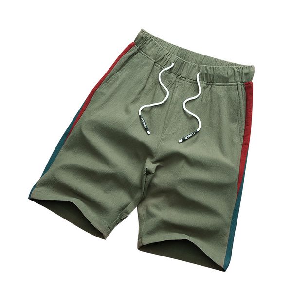 

2021 quality cotton from men summer slim fit fashion a short pants warm selling side list new k44 wjsj, White;black