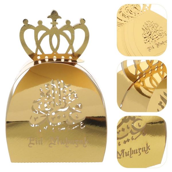 

gift wrap 25pcs hollow-out candy storage boxes muslim paper sweets party favors