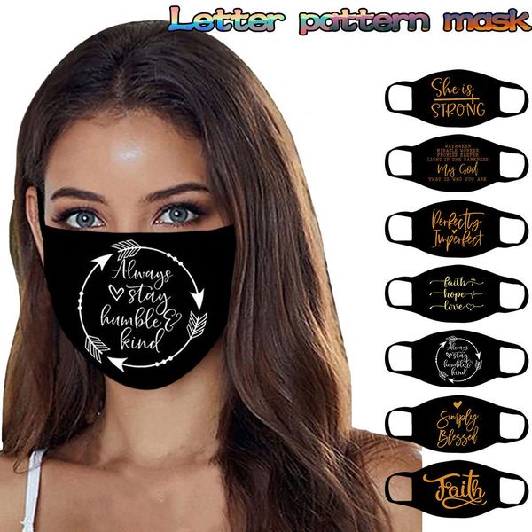 

protective black face reusable washable fabric cotton with print mouth caps fashion funny designer multiple mask adult