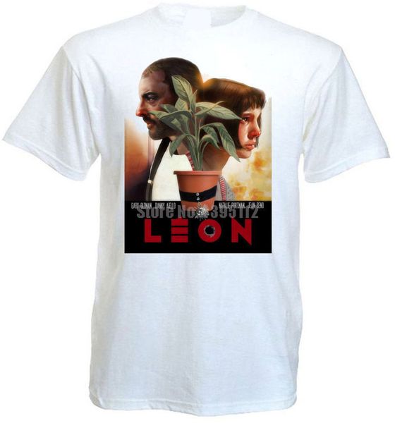 

leon the professional v1 t shirt white movie poster all sizes s-5xl sport hooded sweatshirt hoodie