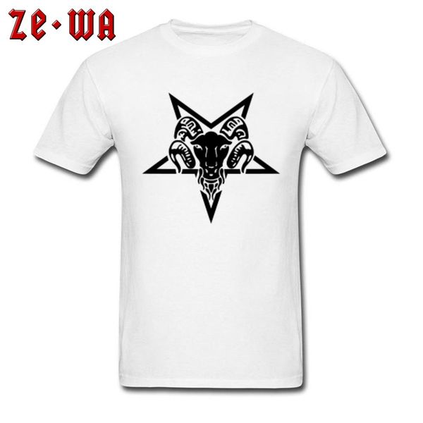 

sport usa size 3xl novelty new t-shirts baztan satan devil goats white cool tshirt tribe myth worship snow mountain funny tees men