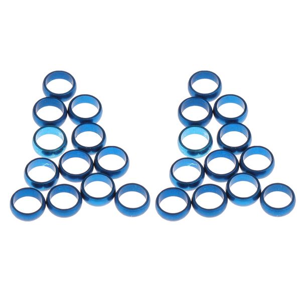 

24 шт dart рейсы o rings - запасные захватный кольцевой подкладки из алюминия 4,5 мм