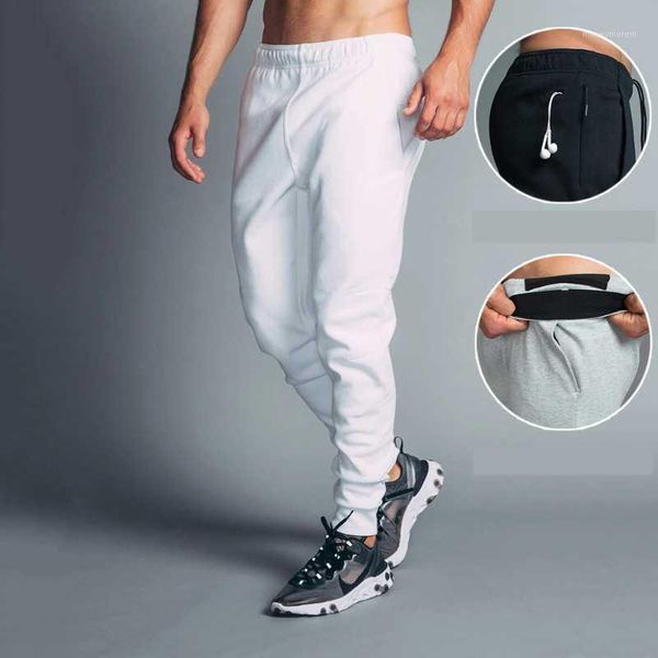 

fitness mens pants casual cotton skinny fit 2020 fashion joggers men pants trousers sportswear earphon tracksuit plus size m-3xl1, Black