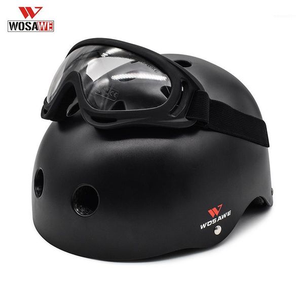 

wosawe motorcycle half helmet electric bike scooter half face helmet safety head protect for skating skateboard bicycle cycling1