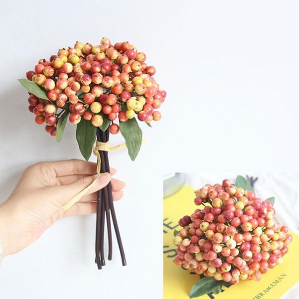 

artificial berry fake red berries christmas flower new year's decor tree artificial berry christmas decoration for wedding home1