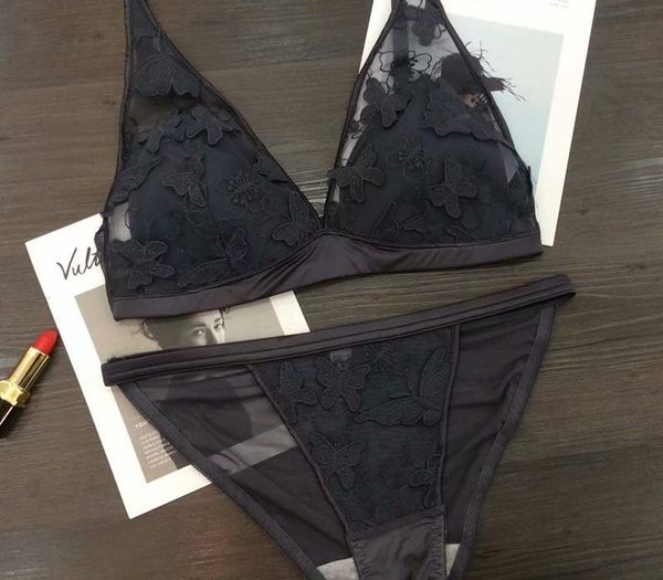 

сексуальное белье кружево наборы черный bralette прозрачный бюстгальтер и трусики intimates нижнее белье женщины set99, Red;black