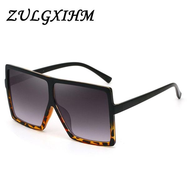 

sunglasses oversized shades women black fashion square glasses big frame vintage retro female oculos uv400, White;black