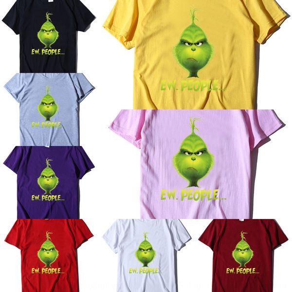 

ladies and girls fashion short sleeve ew personality lynch print funny grinch ladies and girls fashion short sleeve t-shirt ew personality l, White