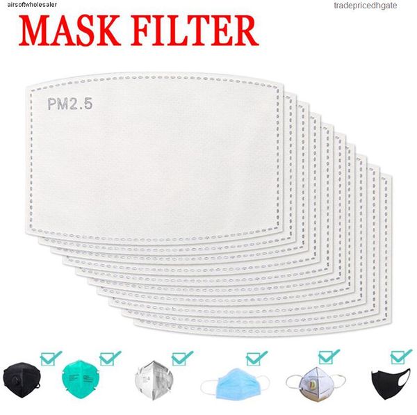 

child paper 5 layers activated pm2.5 carbon haze mouth anti dust air face mask filter pad ljjk-2057ocu4