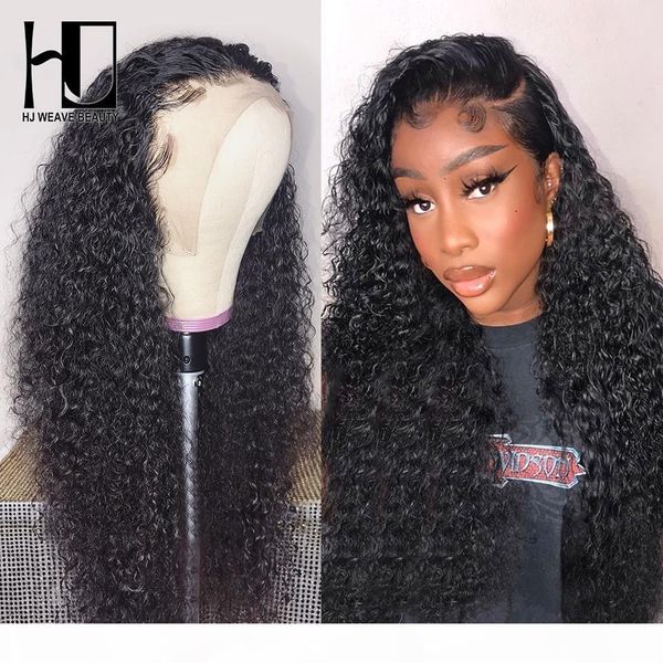 

30 inch curly human hair wigs 13x4 lace frontal wigs for women brazilian deep wave wig lace front wigs human hair 180 density, Black;brown