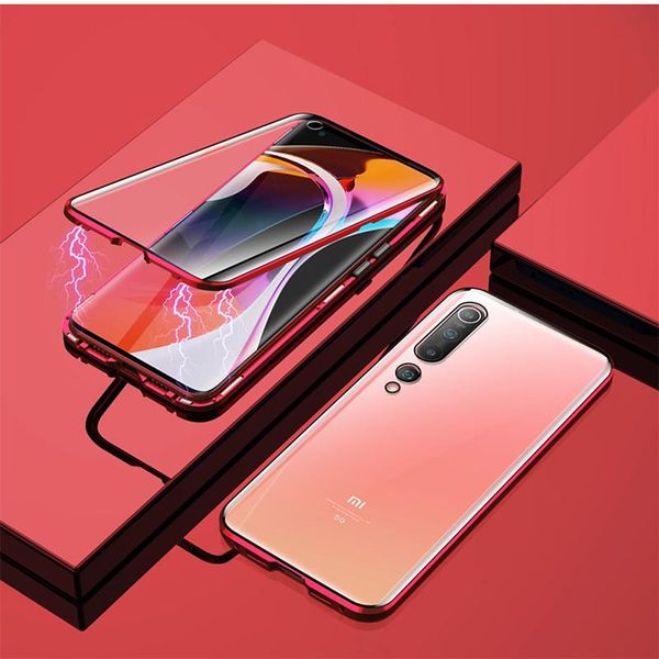 

magnetic case for mi xiaomi note 10 pro case double side glass bumper shockproof back case for xiaomi mi note 10 h jllvzb