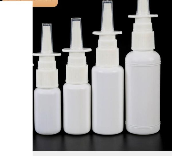 2022 10 ml 20 ml 30 ml 50 ml leere Nasensprayflaschen aus Kunststoff Pumpzerstäuber Nebel Nasensprays Nachfüllbare Flasche für medizinische Verpackungen