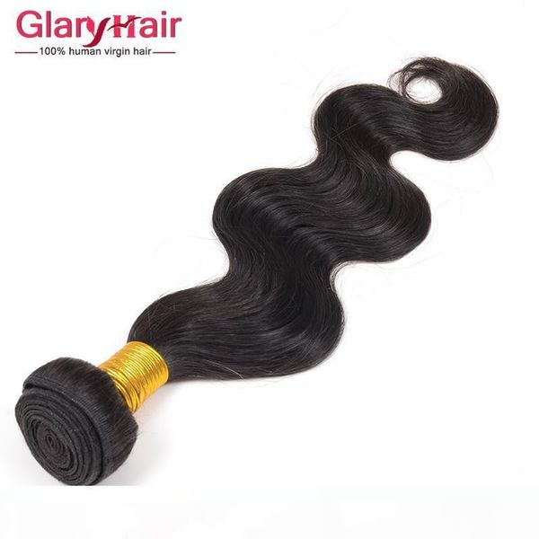 

malaysian body wave wholesale remy human hair weave bundles brazilian virgin hair extension 4 bundles 8a peruvian indian hair weft, Black