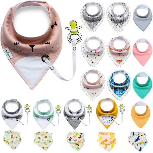 

baberos bebes baby bibs anti-drop rope super absorbent infant cotton bandana dribble bib scarf newborn feeding, Slivery;white