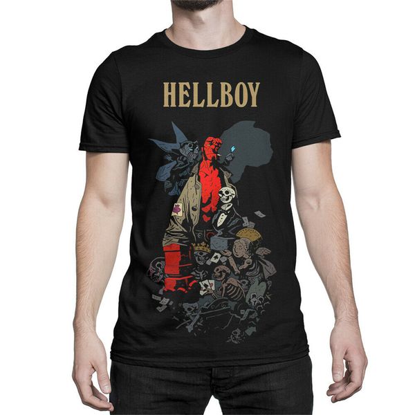 

hellboy comics t-shirt premium cotton tee men's all sizes casual tee shirt sport hooded sweatshirt hoodie