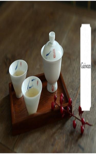 

tangpin ceramic teakot чайник гайвань чайная чашка рыба китайский кунг-фу чайные наборы танпин керамический заводский магазин bbydwp hotstor