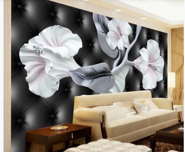 

beautiful scenery wallpapers 3d murals wallpaper for living room embossed flower wallpapers tv background