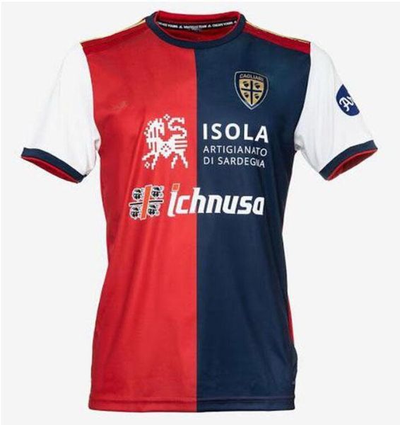 

customized 20-21 cagliari calcio thai quality soccer jersey shirts nainggolan #4 cerri #9 joao pedro #10 nandez #18 pavoletti 30 custom, Black;yellow
