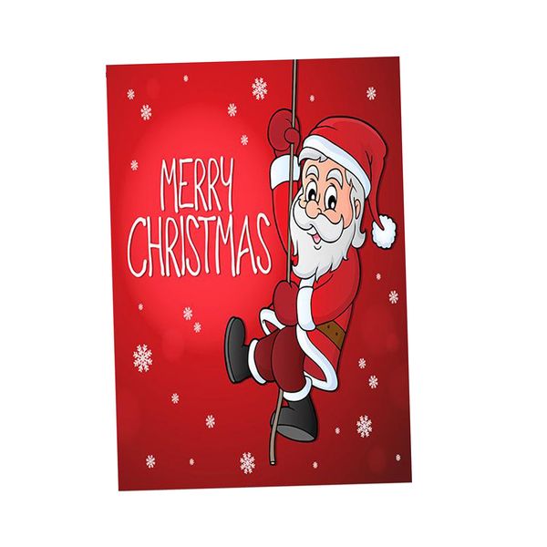 

outside garden yard lawn font door banner flag christmas santa claus flag 47x32cm