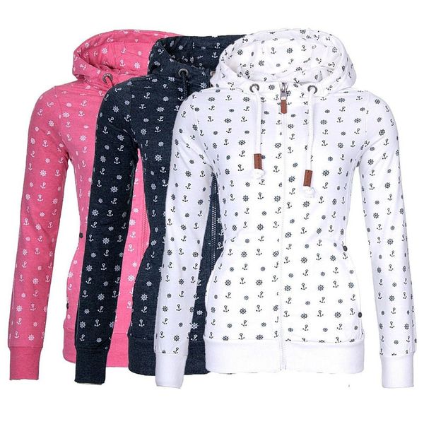 

женщины повседневная осень толстовки 2020 осень модная одежда streetwear с капюшоном harajuku молния куртки ватки фуфайки зимы outwear, Black