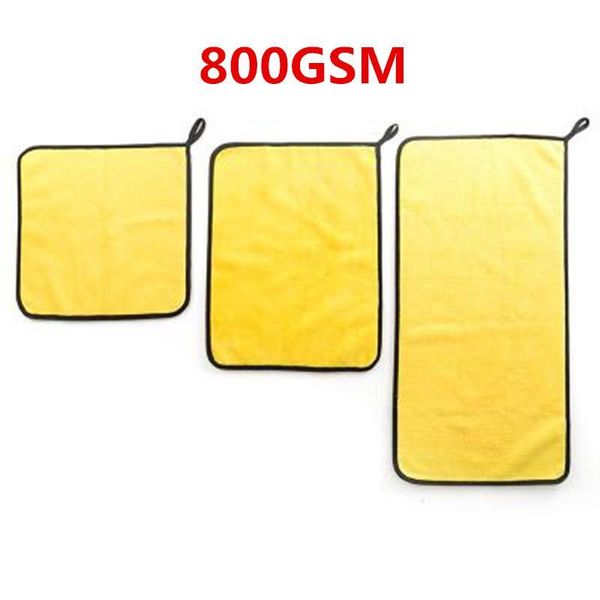 

800gsm 30x30 40 60cm car wash towel soft microfiber car cleaning cloth hemming car care cloth wash towel super thick h jllqnj