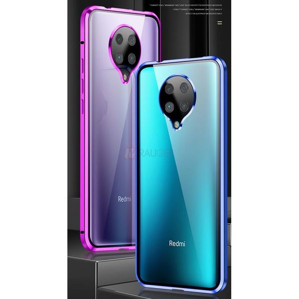 

magnetic case for xiaomi pocophone f2 pro case double-sided full protected tempered glass case on for redmi k30 pro poc qylbnp