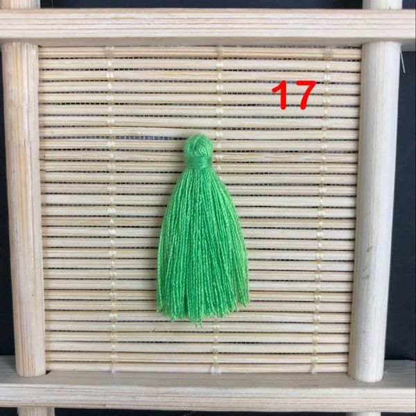 

50pcs 3cm mini cotton tassel fringe pendant diy small tassel trim earring jewelry making garments curtains sewing accessories h qylrgo