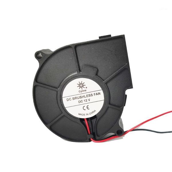 

fans & coolings high- speed 7530 fan 12v projector turbofan blower cooling 75* 75*30mm haykea75301