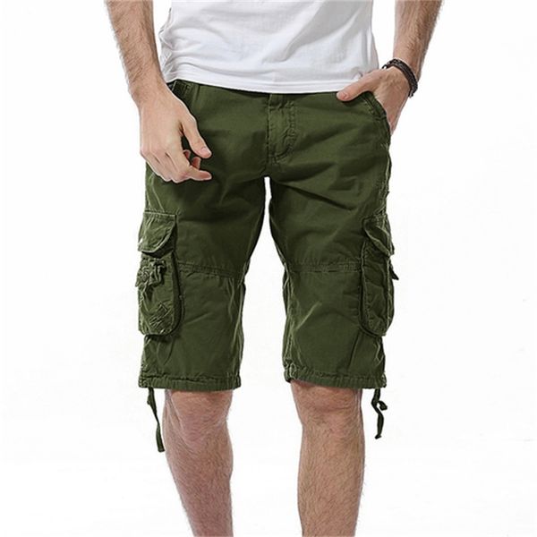 

2021 new fahison carrying tactical cotton men's shorts work male short pants plus size q2xx, White;black