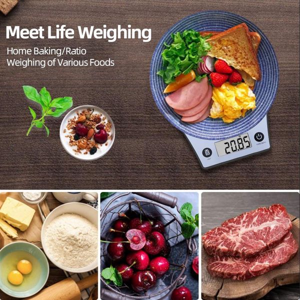 

airmsen бытовые кухонные масштабы electronic food scale масштаб для выпечки измерительный инструмент жк-дисплей высокий предпосот h jllvjs