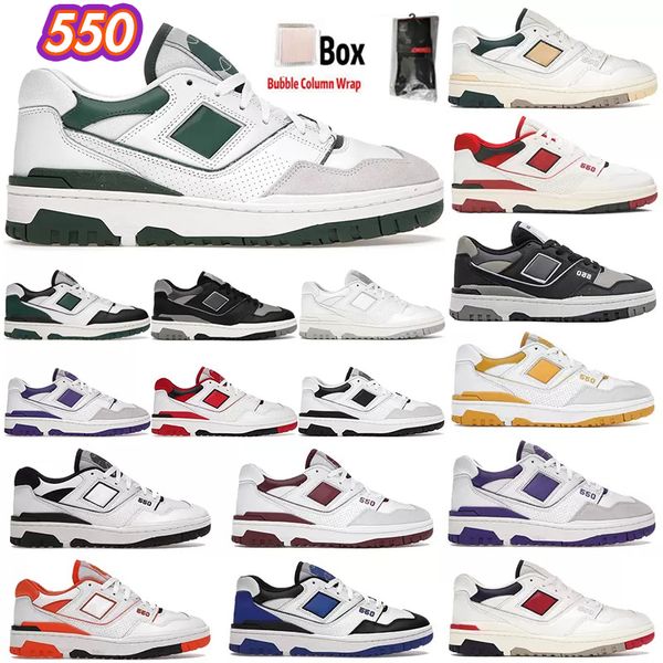

550 running shoes white natural green unc royal black mens shoes sea salt burgundy varsity gold navy blue pistachio ecru designer men sneake