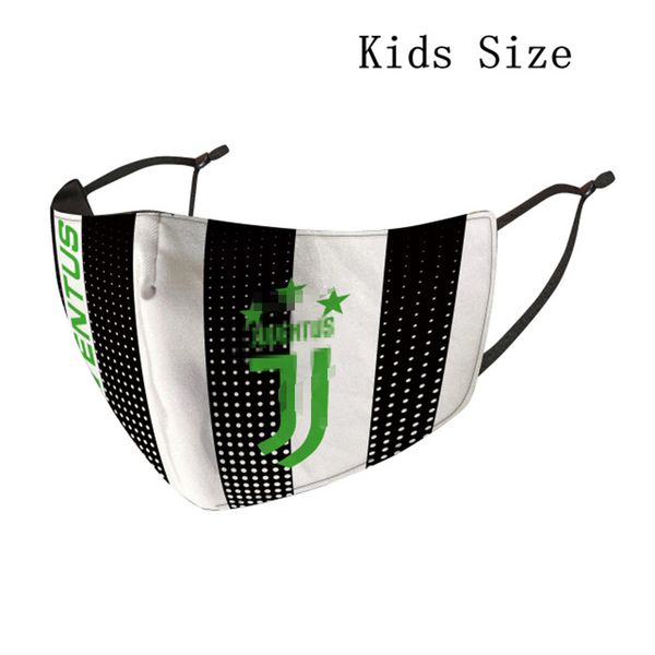 

2021 latest club kids 2020 reusable fashion protective mask washable football mouth masks windproof face masque new
