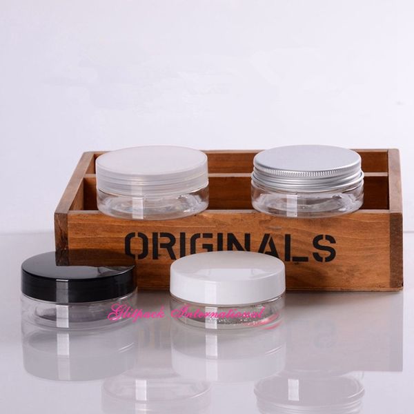 50g PET Cosmetic 1,7 oz Jar Packaging Container com tampa garrafas de plástico Facial creme fazem 50ml viajar até Tamanho Tools vazio