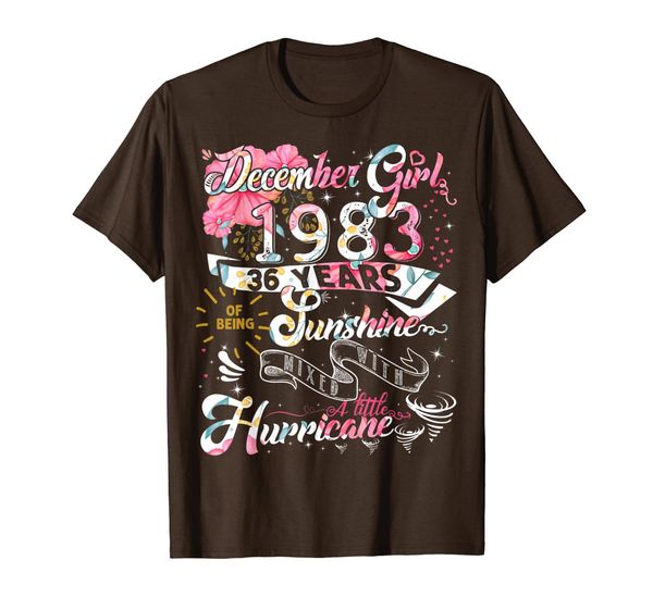 

classic 36th birthday gift men women vintage december 1983 t-shirt, White;black