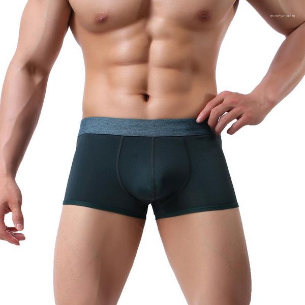 

underpants men boxer soft breathable underwear male comfortable solid panties cueca boxershorts homme for, Black;white