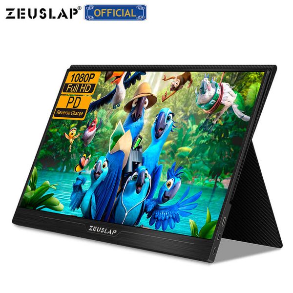 

zeuslap 13.3" 15.6" hdmi type c 1920*1080p hdr portable monitor for dex switch ps3 ps4 xbox raspberry pi 3 b 2b