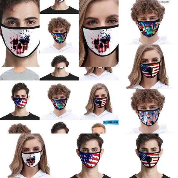 

double layer mask foral face dustproof anti-uv print designer masks fashion women men mout le49 g9gv