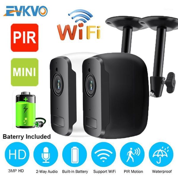 

cameras 100% wire-battery wifi ip camera 3mp hd outdoor indoor security wireless rechargeable power pir cctv cam1