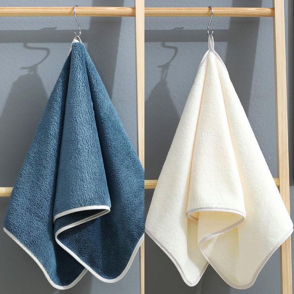 

[two packs] towels for adults are more absorbent than pure cotton plain simple dry hair face washing face towel