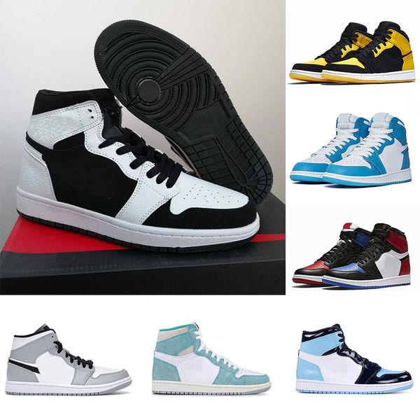 

1s basketball shoes jumpman 1 pine green black bloodline men designer sneakers fearless obsidian unc patent gold black toe trainers