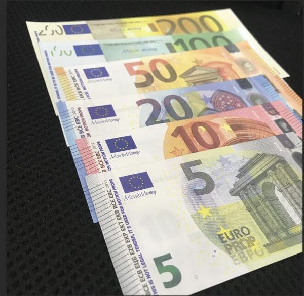 

most realistic prop bar children's toys props special movie game euro dollar pound stage money